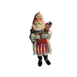 Patriotic Santa Claus Ornament 1996